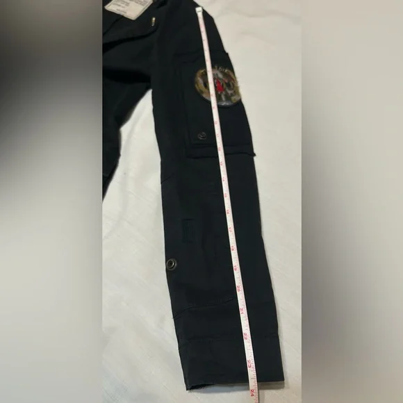 Zadig & Voltaire Virginia Grunge Military Skull Utility Jacket - Picture 11 of 11